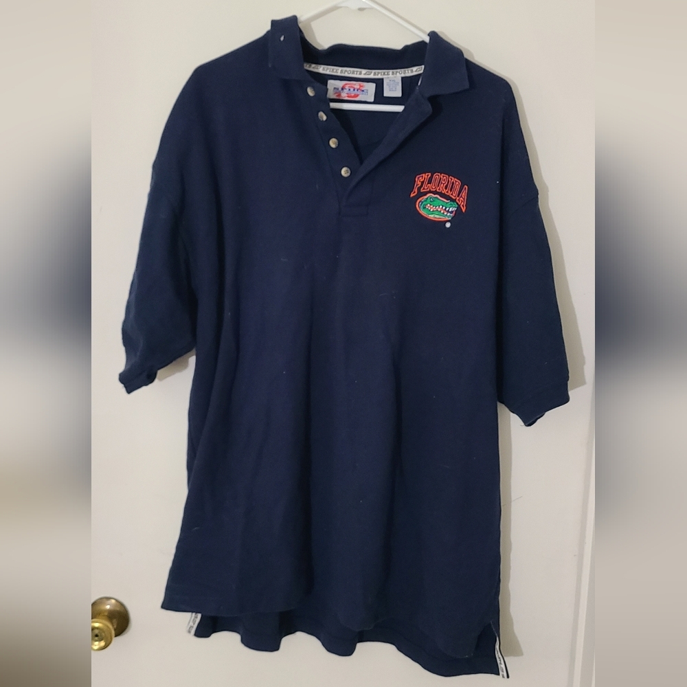 Vintage Univeristy of Florida Gators Spike Sports Polo 2XL